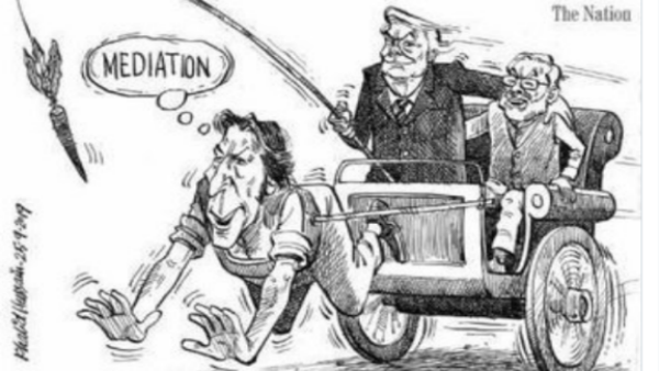 ইমরান ‘ঘোড়া’ হয়ে টানছেন মোদী-ট্রাম্পের ‘রথ’! ব্যঙ্গচিত্রে বিতর্ক পাক-পত্রিকায়