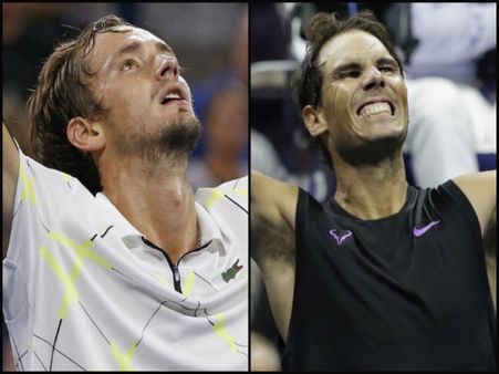 ইউএস ওপেনের ফাইনালে নাদাল বনাম মেদভেদেভ, দেখে নিন তথ্য