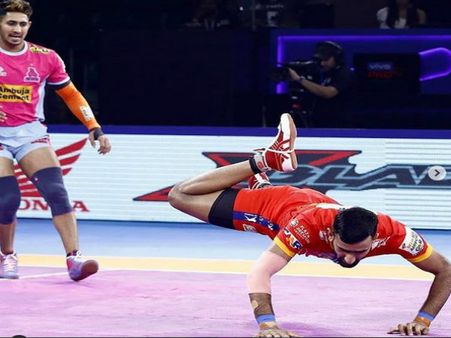 প্রো কবাডি ২০১৯: ইউপি যোদ্ধার বিরুদ্ধে থ্রিলার লড়াই তেলুগুর, হাড্ডহাড্ডি ম্যাচ