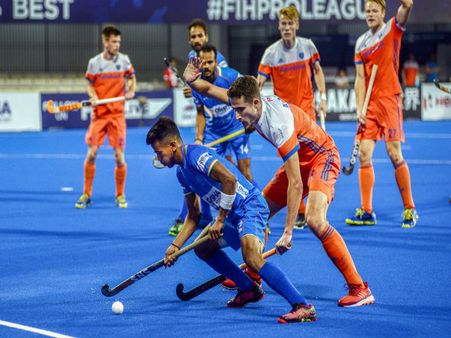 হকি প্রো লিগের টান টান উত্তজনার ম্যাচে নেদারল্যান্ডকে হারাল ভারত