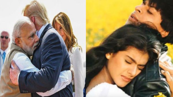 নমস্তে ট্রাম্প: ডিডিএলজে, শোলে, ট্রাম্পের মুখে বলিউড ছবির নাম শুনে উচ্ছ্বসিত মোতেরা স্টেডিয়াম