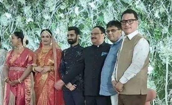 অজ্ঞাতবাস ভাঙলেন গুরুং-রোশন! আড়াই বছর পর প্রকাশ্যে বিজেপি সভাপতির ছেলের বিয়েতে