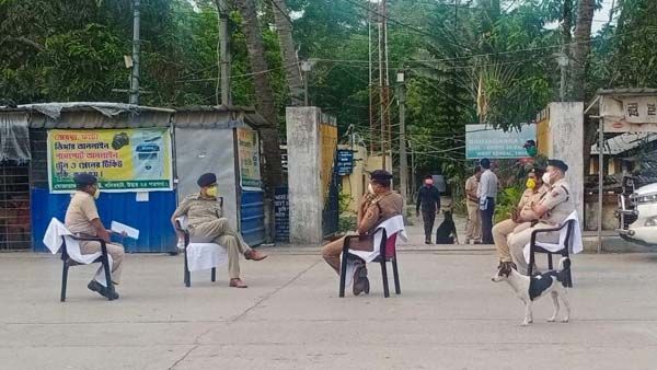 সীমান্ত পরিদর্শনে রাজ্য পুলিশের কর্তারা