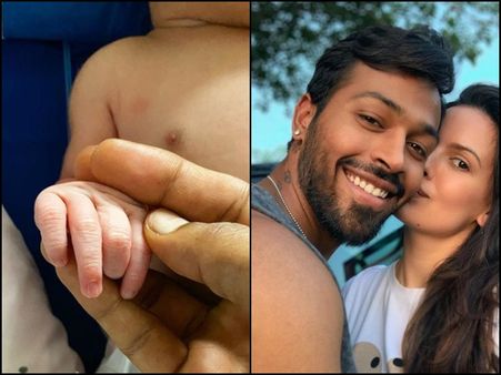 বাবা হলেন হার্দিক পান্ডিয়া, সন্তানের হাতে হাত রেখে আবেগঘন পোস্ট