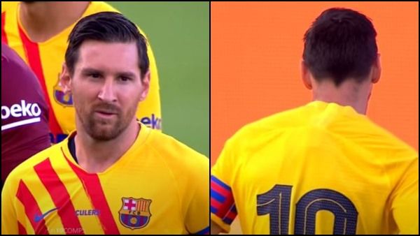 দীর্ঘ সংঘাতের পর বার্সেলোনা জার্সিতে ম্যাচ খেললেন লিওনেল মেসি