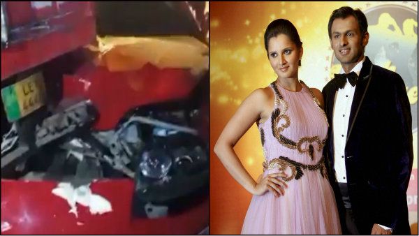 ট্রাকের ধাক্কায় ভয়াবহ দুর্ঘটনার মুখে ভারতের জামাই, দুমড়ে মুচড়ে গেল শোয়েব মালিকের গাড়ি