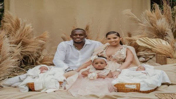 এবার যমজ সন্তানের পিতা উসেইন বোল্ট, নামকরণেও বড় চমক