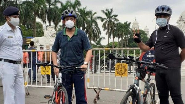 নাগরিক নিরাপত্তা বজায় রাখতে ময়দানে স্বয়ং পুলিশ কমিশনার