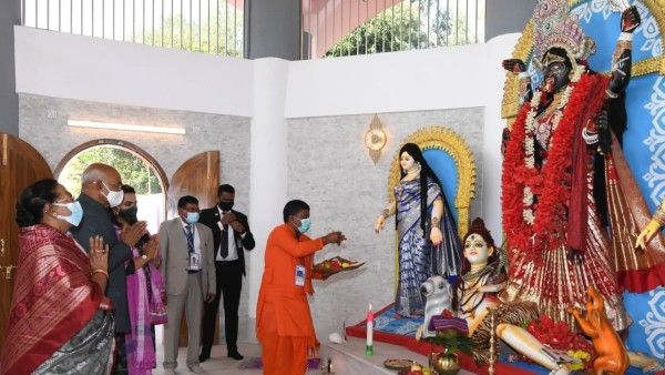 ভেঙেছিল পাক সেনা, পাঁচ দশক পরে রমনা কালী মন্দিরের উদ্বোধন ভারতের রাষ্ট্রপতি কোবিন্দের