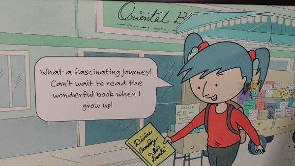 বইমেলায় পুচকির সঙ্গে দেখা পিরলো, দান্তের