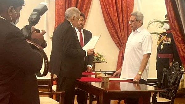 শ্রীলঙ্কার পরবর্তী প্রধানমন্ত্রী হিসাবে বিক্রমসিংঘেকেই বাছলেন প্রেসিডেন্ট