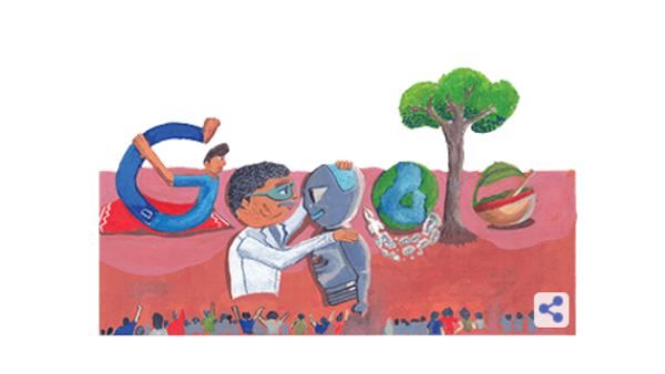 চলতি বছরে গুগুল ডুডুলের সেরা শিরোপা জিতে নিলেন কলকাতার শ্লোক মুখোপাধ্যায়