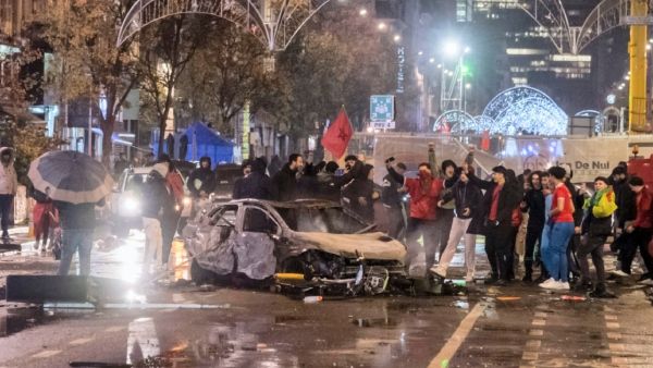 মরক্কোর বিরুদ্ধে বিশ্রী হার বেলজিয়ামের, বেলজিয়ামের একাধিক শহরে ফুটে উঠল ক্ষোভের ছবি