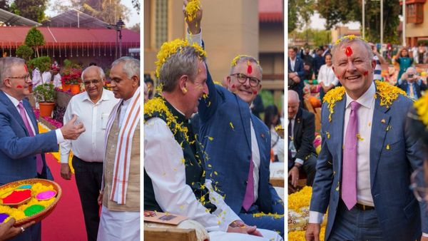 ভারতে রঙের উৎসবে মাতলেন Anthony Albanese, গেলেন সবরমতী আশ্রমেও