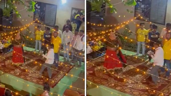 নর্তকীদের উপর টাকা ওড়ানোর অভিযোগ কংগ্রেস নেতাদের বিরুদ্ধে! ভাইরাল ভিডিও