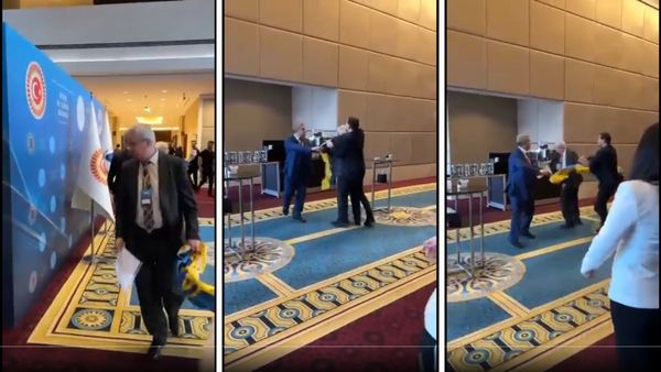 আন্তর্জাতিক মঞ্চে রাশিয়ার প্রতিনিধিকে ঘুষি ইউক্রেনের সাংসদের! রইল সেই ভিডিও