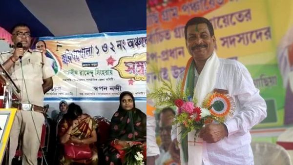 TMC Felicitates Police: পঞ্চায়েতে দলের জয়ীদের সঙ্গে তৃণমূলের সংবর্ধনা পুলিশকে! কালনা ও আরামবাগের ঘটনায় শোরগোল