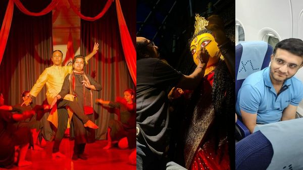 মহারাজ মহালয়ায় মহারণে, ডোনার অনুষ্ঠান লন্ডনে, সৌরভের পাড়ার পুজোয় সারা দেবীর চক্ষুদান