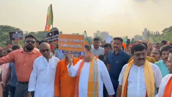 কামদুনিতে মিছিল বিজেপির, মুখ্যমন্ত্রীকে আক্রমণ শুভেন্দুর