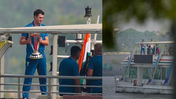 ICC World Cup 2023: বিশ্বকাপ ট্রফি নিয়েই মোদীর রেস্তরাঁয় কামিন্স! সবরমতীতে মিল পেলেন সিডনি হারবারের সঙ্গে