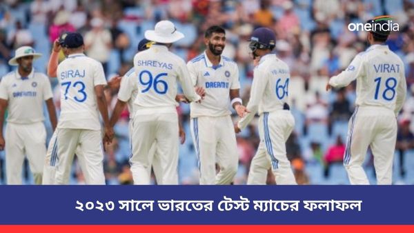 Year Ender 2023: শুরুতে সাফল্য, শেষে লজ্জার হার, এক নজরে দেখে নিন ২০২৩ সালে ভারতের টেস্ট ম্যাচগুলির ফলাফল