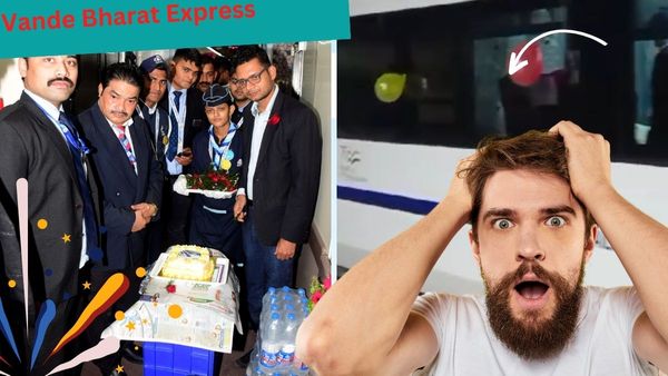 Howrah NJP Vande Bharat Express: বেলুন দিয়ে সাজানো ট্রেন, হাজির কেক! অবাক বন্দে ভারতের যাত্রীরা
