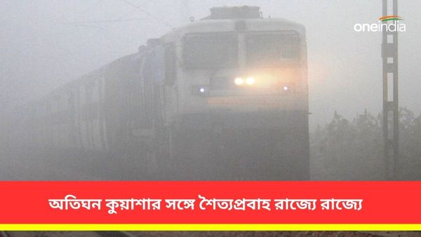 ঘন কুয়াশার সঙ্গে শৈত্যপ্রবাহ উত্তরভারত জুড়ে, ব্যাহত বিমান ও ট্রেন চলাচল! বাংলা-সহ ১২ রাজ্যে বৃষ্টির পূর্বাভাস