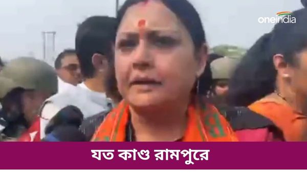 মমতা বন্দ্যোপাধ্যায়ের শাস্তি হওয়া দরকার, রামপুরে বাধা পেয়ে পুলিশের সঙ্গে বচসা অগ্নিমিত্রা পলের