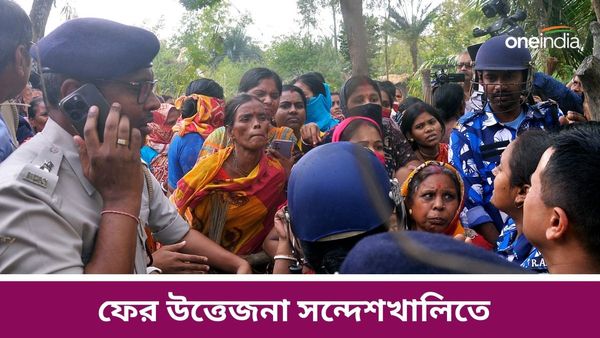 Sandeshkhali: তৃণমূলে ভোট না দিলে গুজরাতে পাঠানোর হুমকি, শাহজাহানের গ্রেফতারির দাবিতে ফের উত্তাল সন্দেশখালি