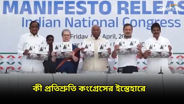 Congress Manifesto 2024: কর্মসংস্থান থেকে জাতি ভিত্তিক জনগণনার প্রতিশ্রুতি, আর কী রয়েছে কংগ্রেসের ইস্তেহারে