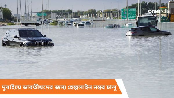 Dubai Rain: অতিবৃষ্টিতে ভাসছে মরুভূমি, ভারতীয়দের জন্য হেল্পলাইন নম্বর চালু করল বিদেশমন্ত্রক