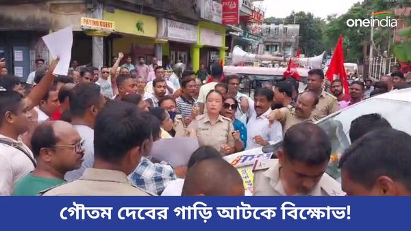 শিলিগুড়িতে পানীয় জলের জন্য হাহাকার, গৌতম দেবের গাড়ি আটকে বিক্ষোভ!