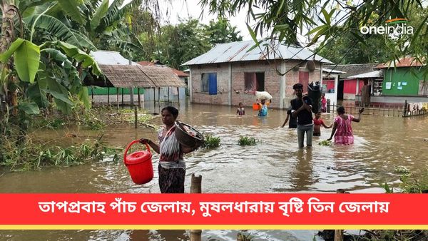 West Bengal Weather: শনিবার তাপপ্রবাহ পাঁচ জেলায়, মুষলধারায় বৃষ্টি তিন জেলায়! একনজরে বাংলার আবহাওয়া