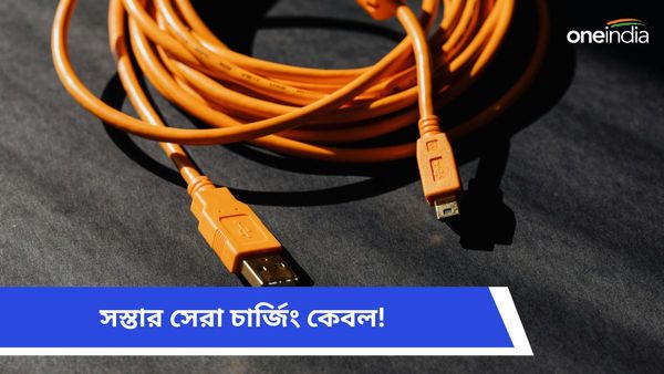 Best Charging Cable for Smartphone: সস্তায় সেরা চার্জিং কেবল খুঁজছেন? এই তিনটি বেস্ট অপশন হবে
