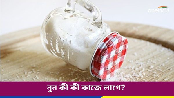 রান্না ছাড়াও বাড়ির এই কাজগুলিতে আপনিও ব্যবহার করতে পারেন নুন, কিন্তু কীভাবে করবেন