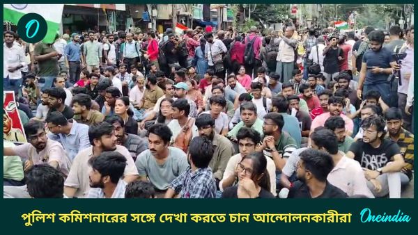 লালবাজারের অনতিদূরে রাস্তায় বসে জুনিয়র চিকিৎসকরা, পথ আটকে পুলিশ