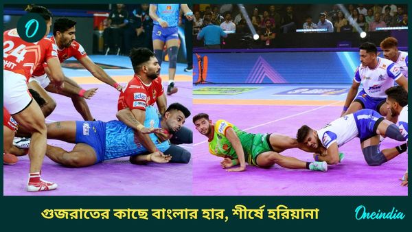 PKL-11: প্রো কবাডিতে গুজরাতের কাছে হার বাংলার, পাটনাকে পরাস্ত করে ফের শীর্ষে হরিয়ানা