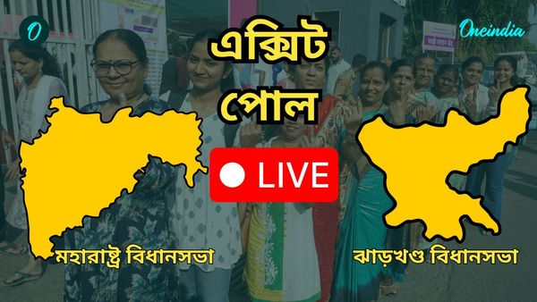 মহারাষ্ট্র, ঝাড়খণ্ড এক্সিট পোল ফলাফল Live Updates: কাদের সরকার কোন রাজ্যে? দেখে নিন বুথ ফের সমীক্ষার ফল