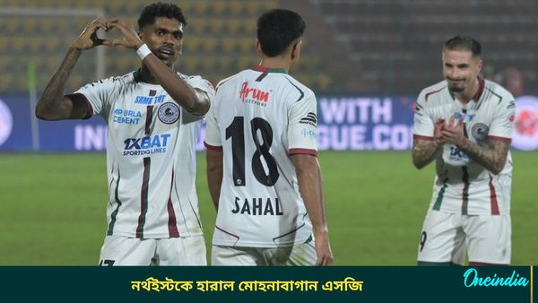 ISL:  দুই উইঙ্গারের দুরন্ত গোল, নর্থইস্টকে হারিয়ে লিগের শীর্ষস্থান দখল মোহনবাগান এসজির