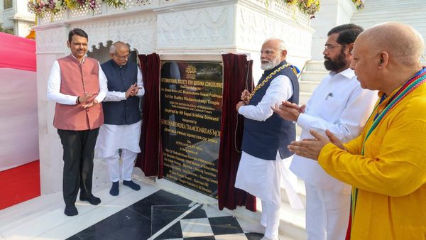 নভি মুম্বইতে এশিয়ার দ্বিতীয় বৃহত্তম ইসকন মন্দিরের উদ্বোধন করলেন প্রধানমন্ত্রী নরেন্দ্র মোদী