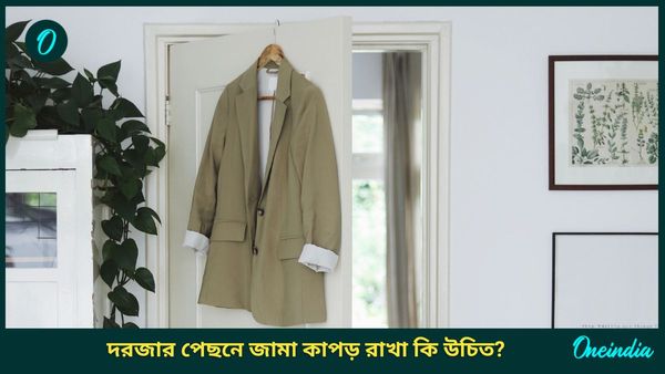 আপনি কি হ্যাঙ্গার ছাড়া দরজার পেছনে জামা কাপড় ঝুলিয়ে রাখেন, ঠিক করছেন তো?