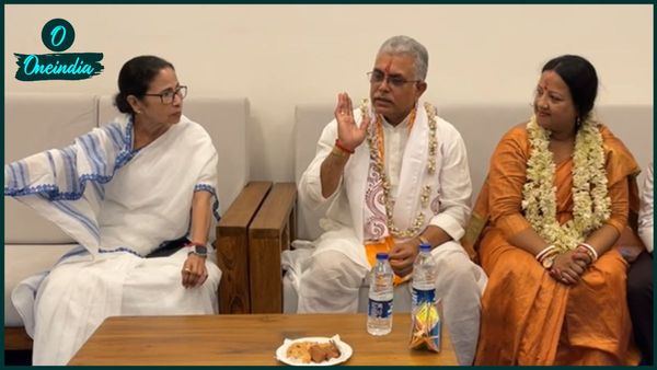 Digha: দিঘার জগন্নাথ মন্দিরে সস্ত্রীক দিলীপ ঘোষ, শুভেন্দুর কাঁথি 'টপকে' মমতা-সাক্ষাৎ BJP নেতার