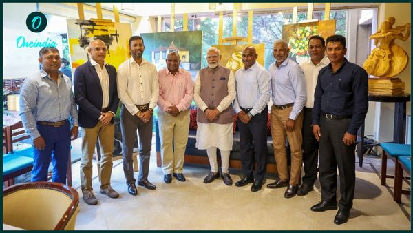 Modi In SL: মোদীর সঙ্গে দেখা করে আপ্লুত শ্রীলঙ্কার ১৯৯৬ সালের বিশ্বকাপ-জয়ীরা, রণতুঙ্গা কেন নেই?