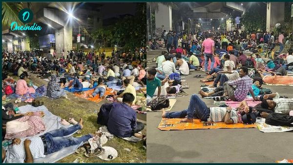 শহরে ফের 'রাত দখল', SSC ভবন ঘিরে মানবশৃঙ্খল শিক্ষিকাদের; জল-টয়লেটের ব্যবস্থা সজলের, লাঠি হাতে নামল RAF