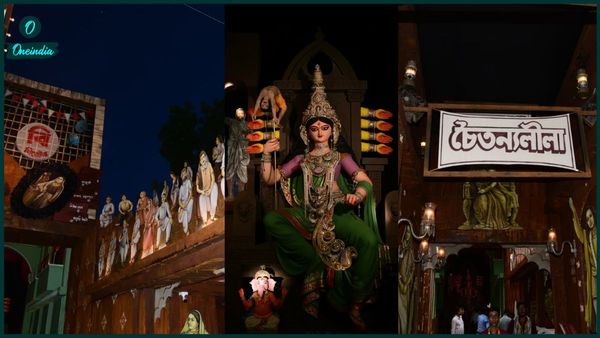 ভবানীপুর ৭৫ পল্লীর দুর্গাপুজোর থিমে এবারেও চমক, বিনোদিনীকে শ্রদ্ধাঞ্জলি