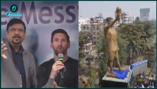উন্মোচিত হল মেসির মূর্তি, নিজের হাতেই হোটেল থেকে ভার্চুয়ালি উদ্বোধনে ফুটবল কিংবদন্তি