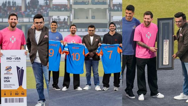 ভারতে ফের আসার প্রতিশ্রুতি মেসির! টি২০ বিশ্বকাপের টিকিট, জার্সি ও স্মারক ব্যাট দিলেন জয় শাহ