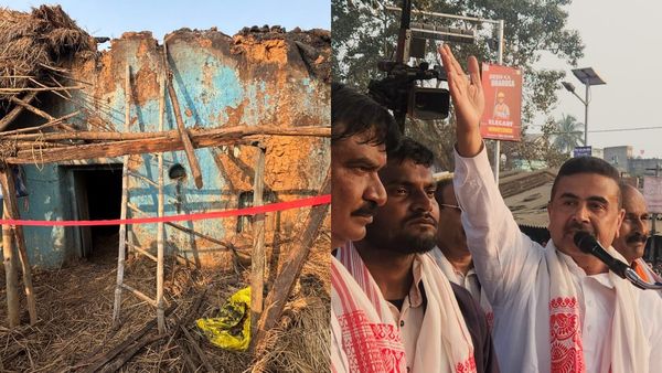 বাঁকুড়ায় বিজেপি নেতার বাড়িতে আগুন লাগিয়েছে তৃণমূল, পরিবারের পাশে থাকার বার্তা দিয়ে দাবি শুভেন্দুর