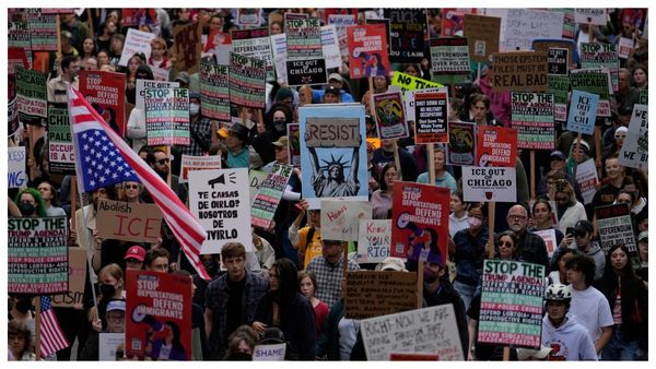 রাজা চাই না! ট্রাম্প বিরোধী বিক্ষোভে পথে হাজার হাজার নাগরিক