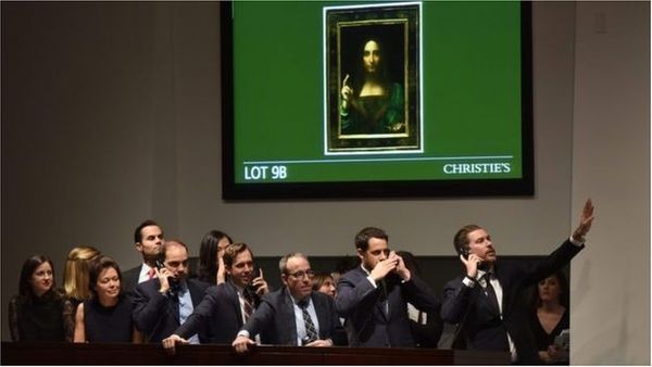 বিক্রয়ে রেকর্ড গড়লো 'লিওনার্দো দ্য ভিঞ্চির চিত্রকর্ম যিশুক্রিস্ট'